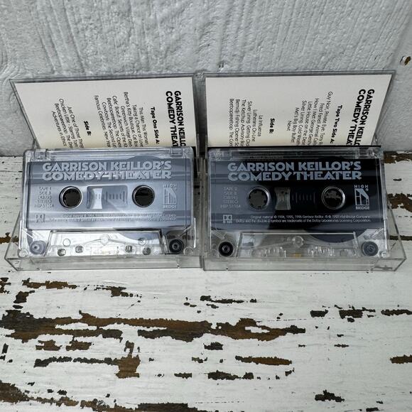 Garrison Keillor's Comedy Theater Vintage Cassette Tape Set of 2 1994-1996 Vtg - Picture 5 of 8